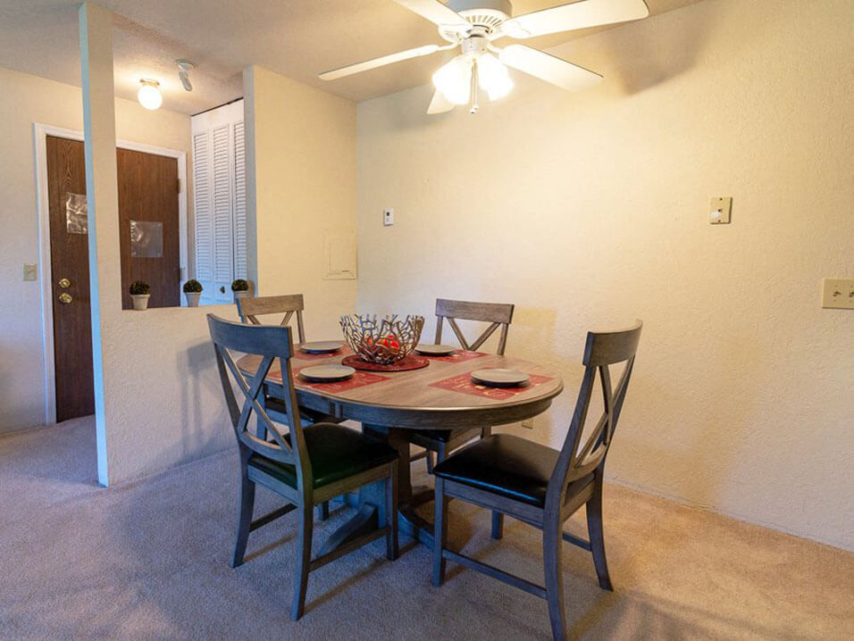 Dining Area in Haslett apartment